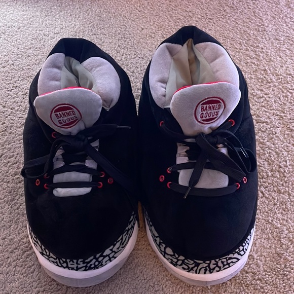 BLACK/GRAY BC3 SNEAKER SLIPPERS - Picture 1 of 2